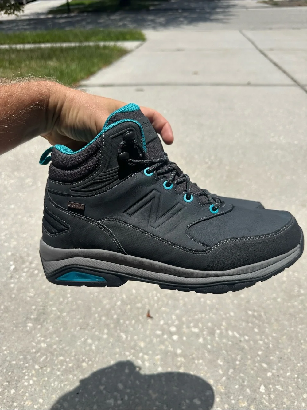 New Balance Womens Size 10 Waterproof Hiking Shoes Athletic WW1400TG Gray Blue